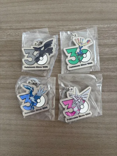 ポケモン 30周年 メタルチャームマスコット 4種セット