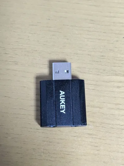 AUKEY USBオーディオアダプター 外付けステレオサウンドカード