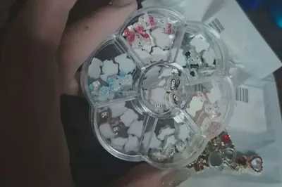 ネイルパーツセット ハート・キャラクター風
