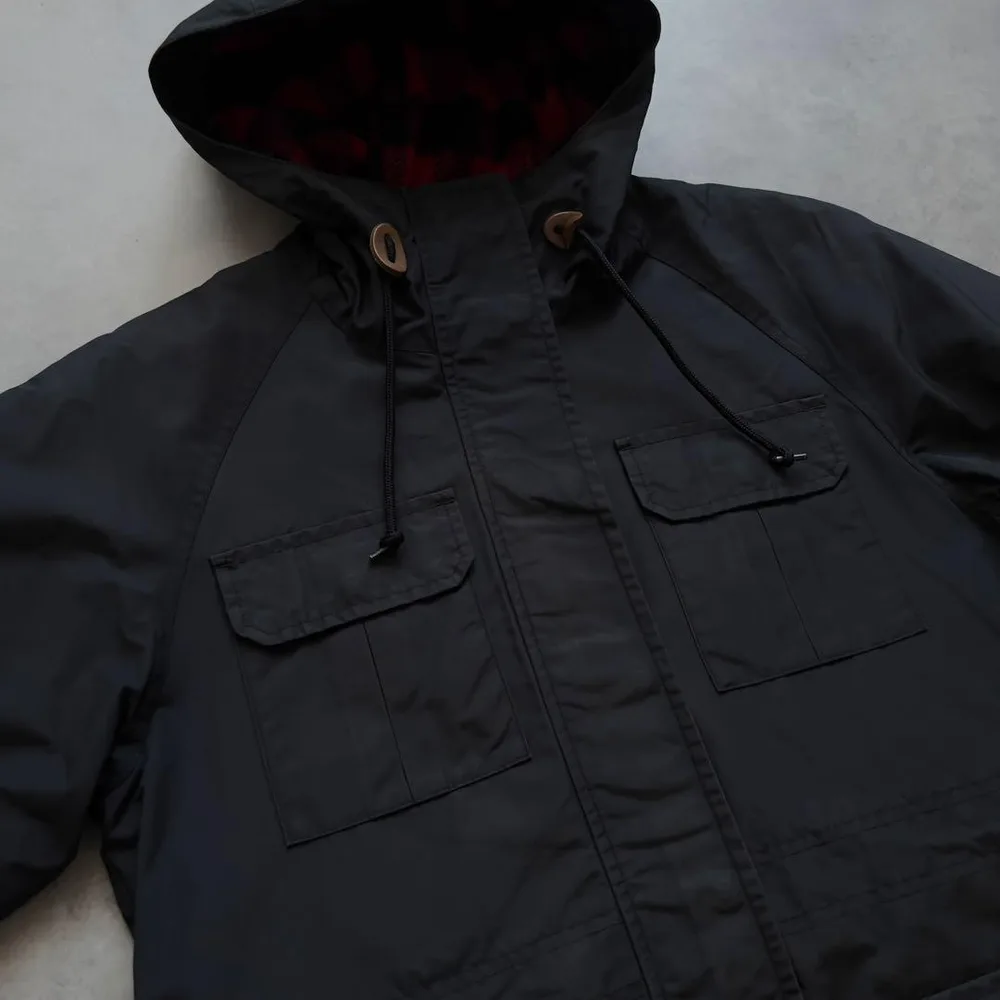 Vintage 00s LLBEAN マウンテンパーカー 裏地 チェック