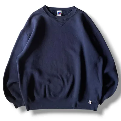 90s USA製 Russell Athletic ネイビー スウェット XL