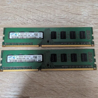 SAMSUNG DDR3 4GB メモリー 2枚セット