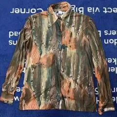 70s USAヴィンテージ 総柄 シャツ Enka Nylon
