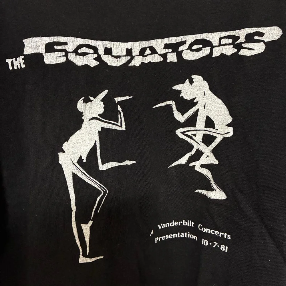 80s THE EQUATORS バンドTシャツヴィンテージ