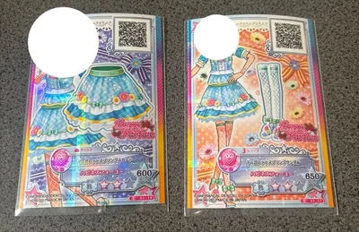 ☆美品マイキャラ柄☆アイカツカード マーガレットスプリングスカート&サンダル