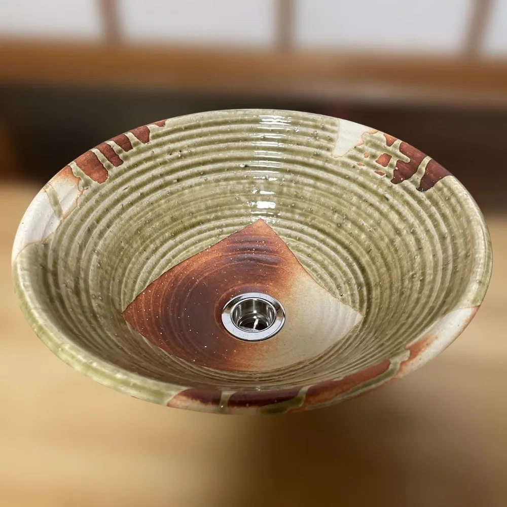 【信楽焼】手洗い鉢 新品未使用 約31.5センチ