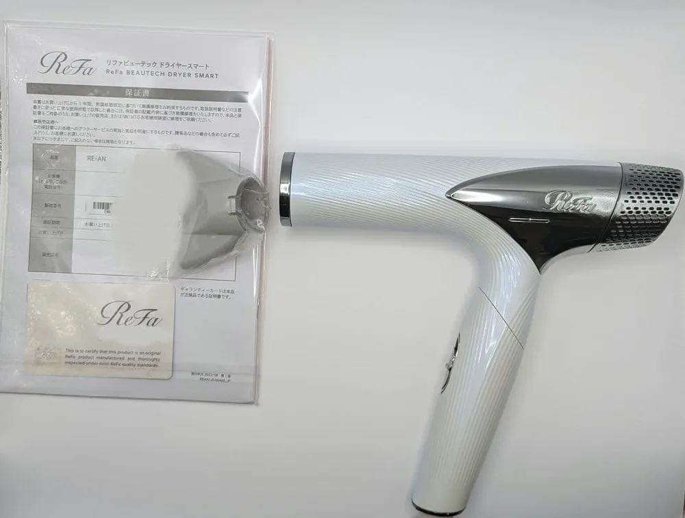 【保証書・ノズル付/美品】ReFa リファ ドライヤースマート 白 56