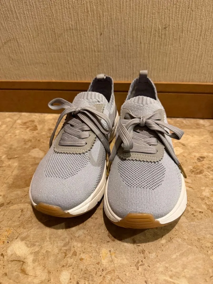 EDWIN レディース スニーカー グレー