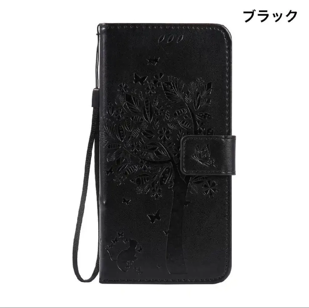 iPhone用 手帳型ケース ブラック iPhone 13ProMax