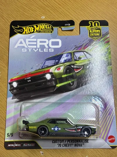 ホットウィール エアロスタイルズ カスタム 70 シェビー ノヴァ シャーク ②