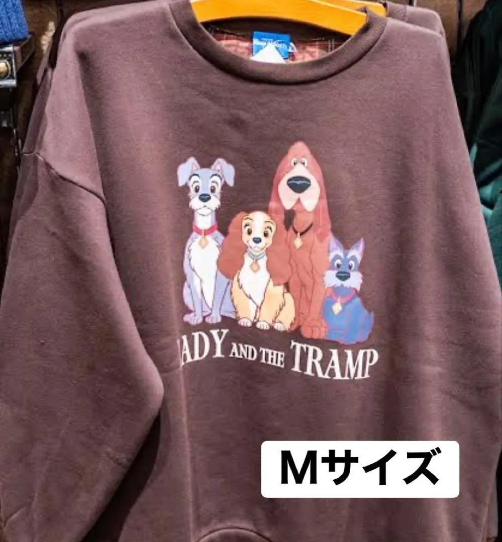 TDRわんわん物語 トレーナー スウェット 茶色 ブラウン Mサイズ