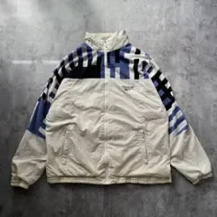 90s リーボック ナイロンジャケット 幾何学 ビッグシルエット XL 古着