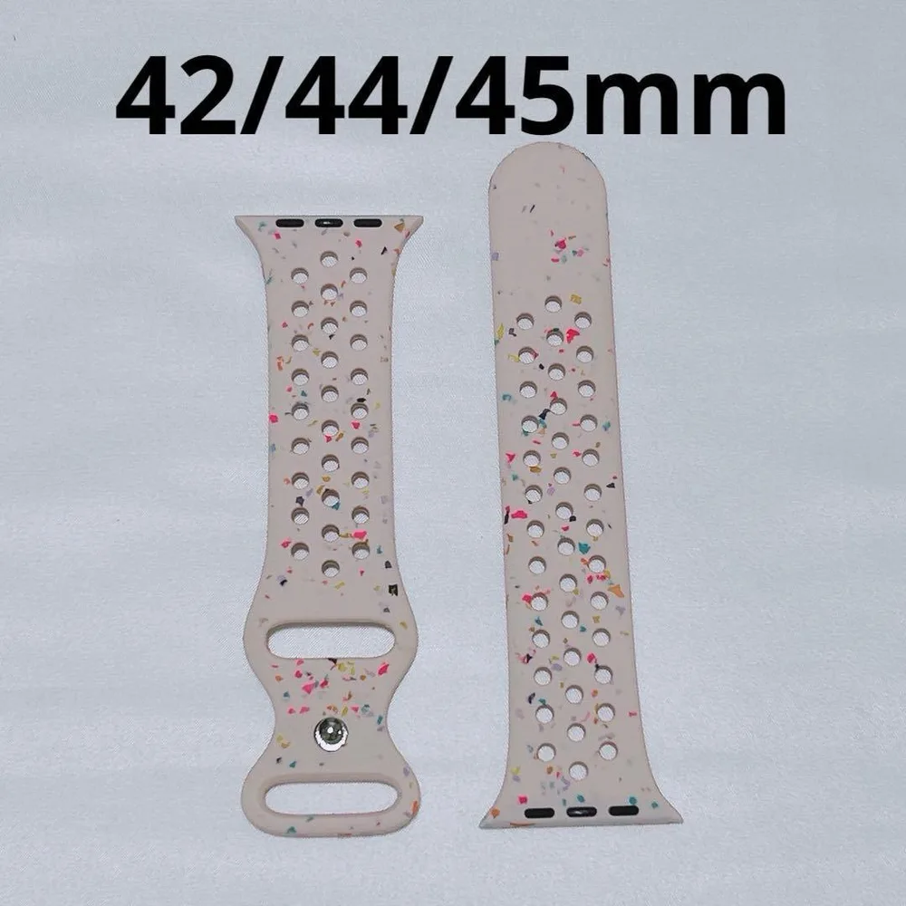 Applewatch シリコンベルト 42/44/45mm ピンク オシャレ