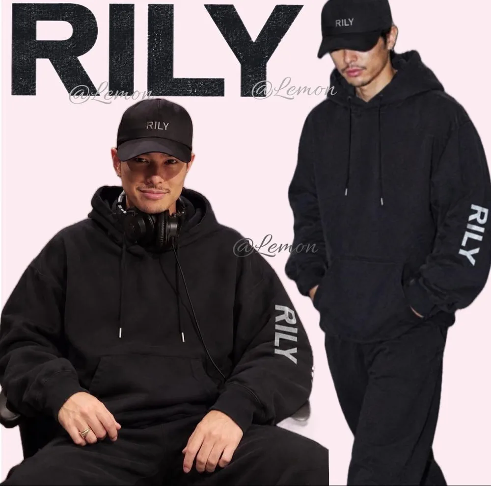 超貴重 希少 初期デザイン【RILY】パーカー ブラック 今市隆二 Lサイズ