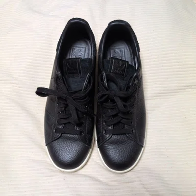 adidas スタンスミス ブラック シボ革 スニーカー