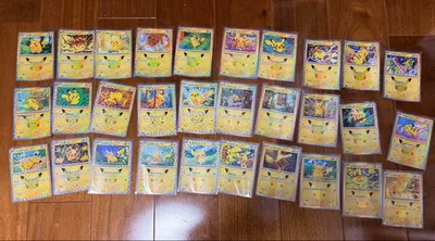 30th ピカチュウコンプリートセット(エラー版の復刻含む)