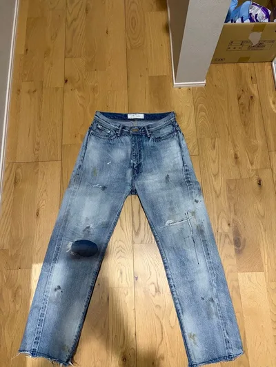 ANCELLM デニムパンツ ダメージ加工