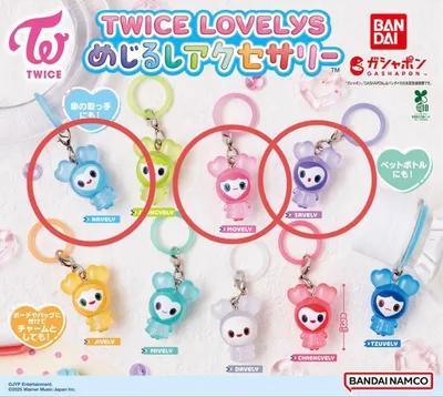 TWICE LOVELYS めじるしアクセサリー 3種類