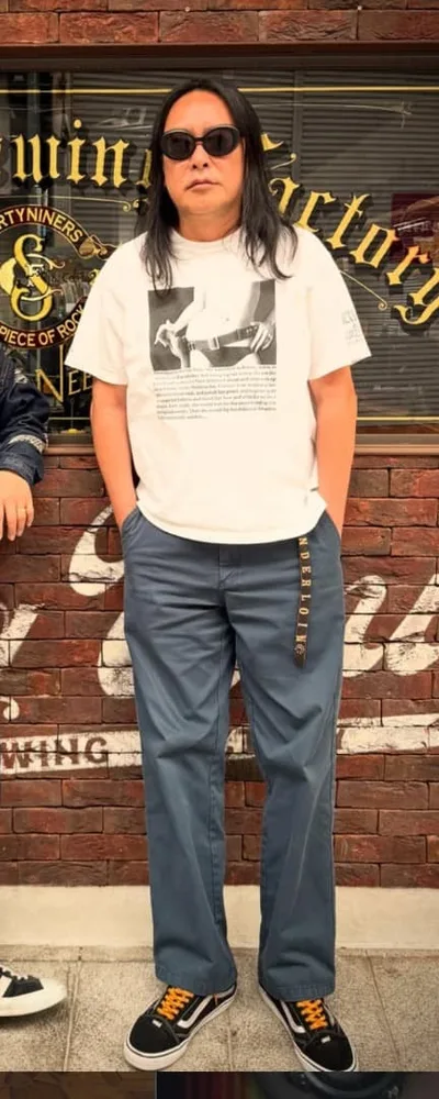 W36 supreme ワークパンツ ネイビー work pant 野口強