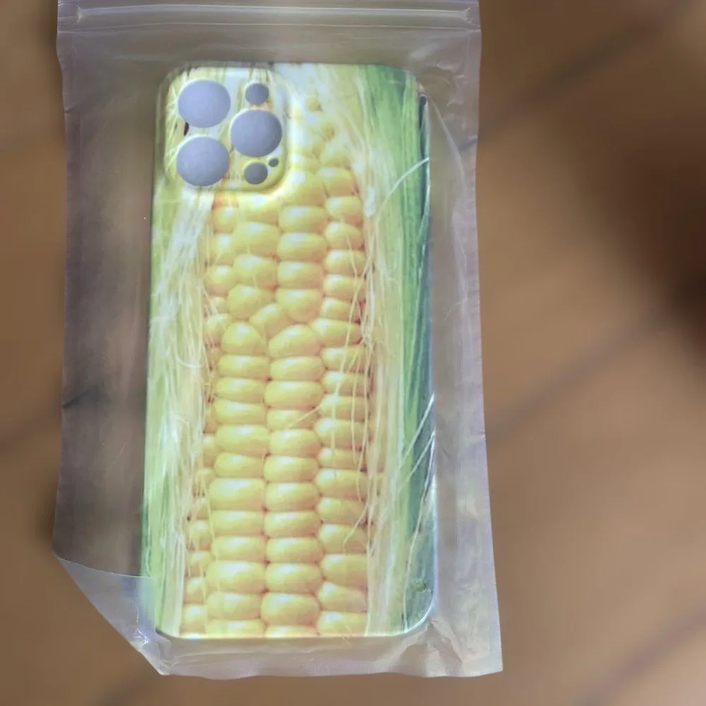 iPhone 12 Pro Max ケース トウモロコシ柄