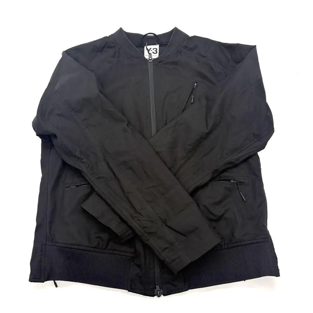 美品 Y-3 ワイスリー Mサイズ ナイロンジャケット ブラック