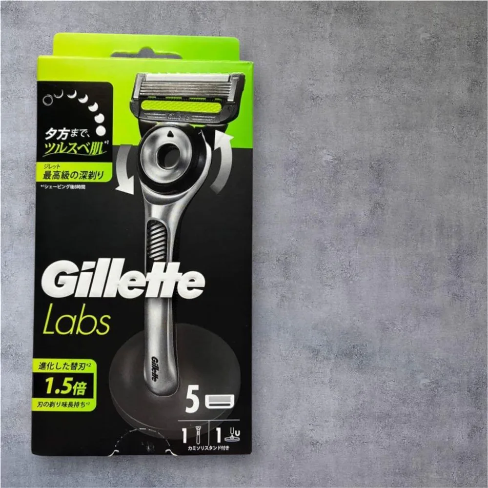 Gillette Labs 本体 カミソリスタンド付き 替刃5