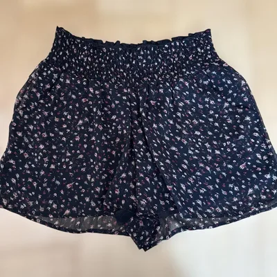LOWRYS FARM 花柄 ショートパンツ F ペチパンツ
