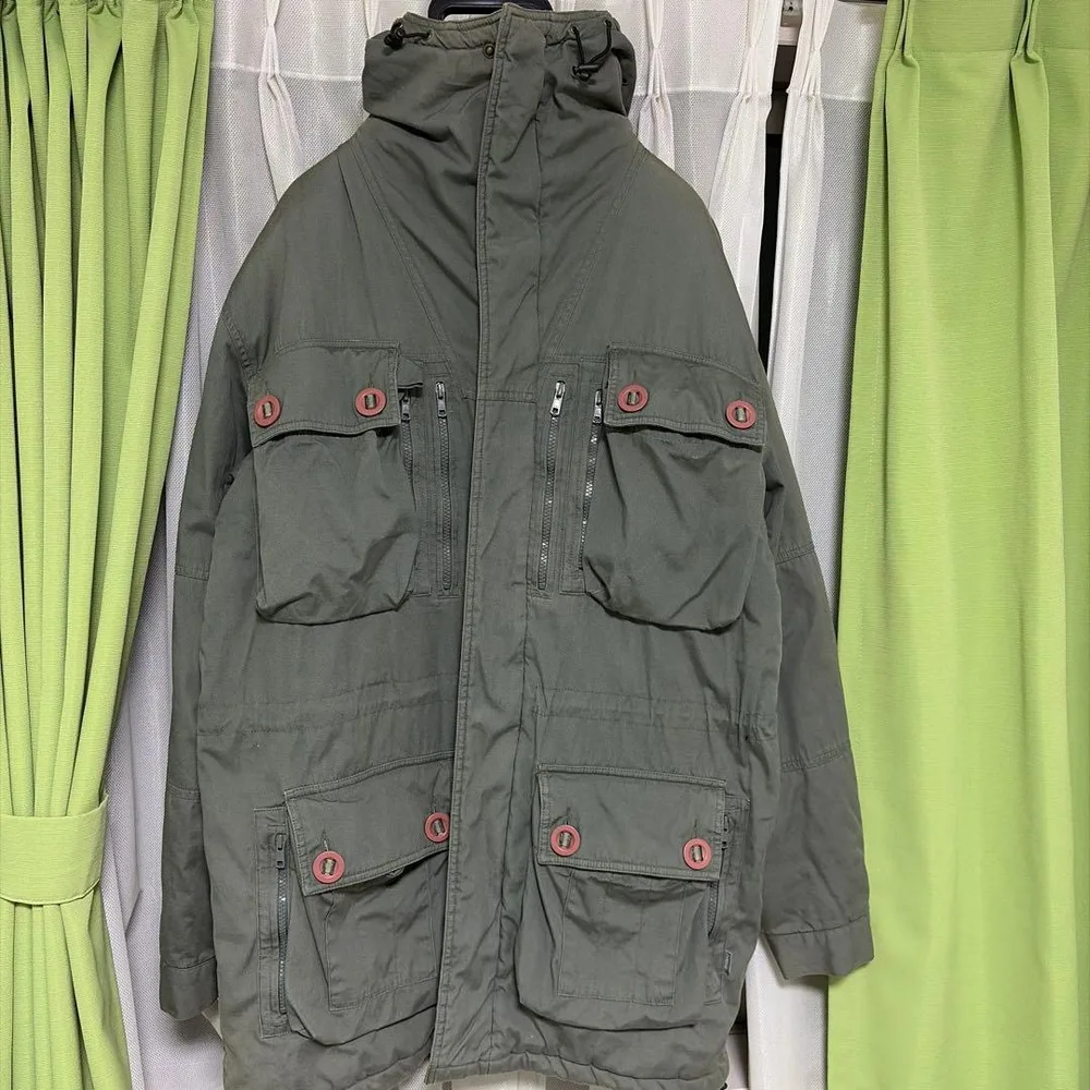 OLD STUSSY ミリタリージャケット カーキ Lサイズ