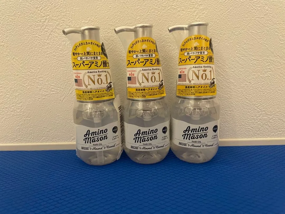 新品未開封 アミノメイソン モイスト ヘアオイル 100ml 3本セット