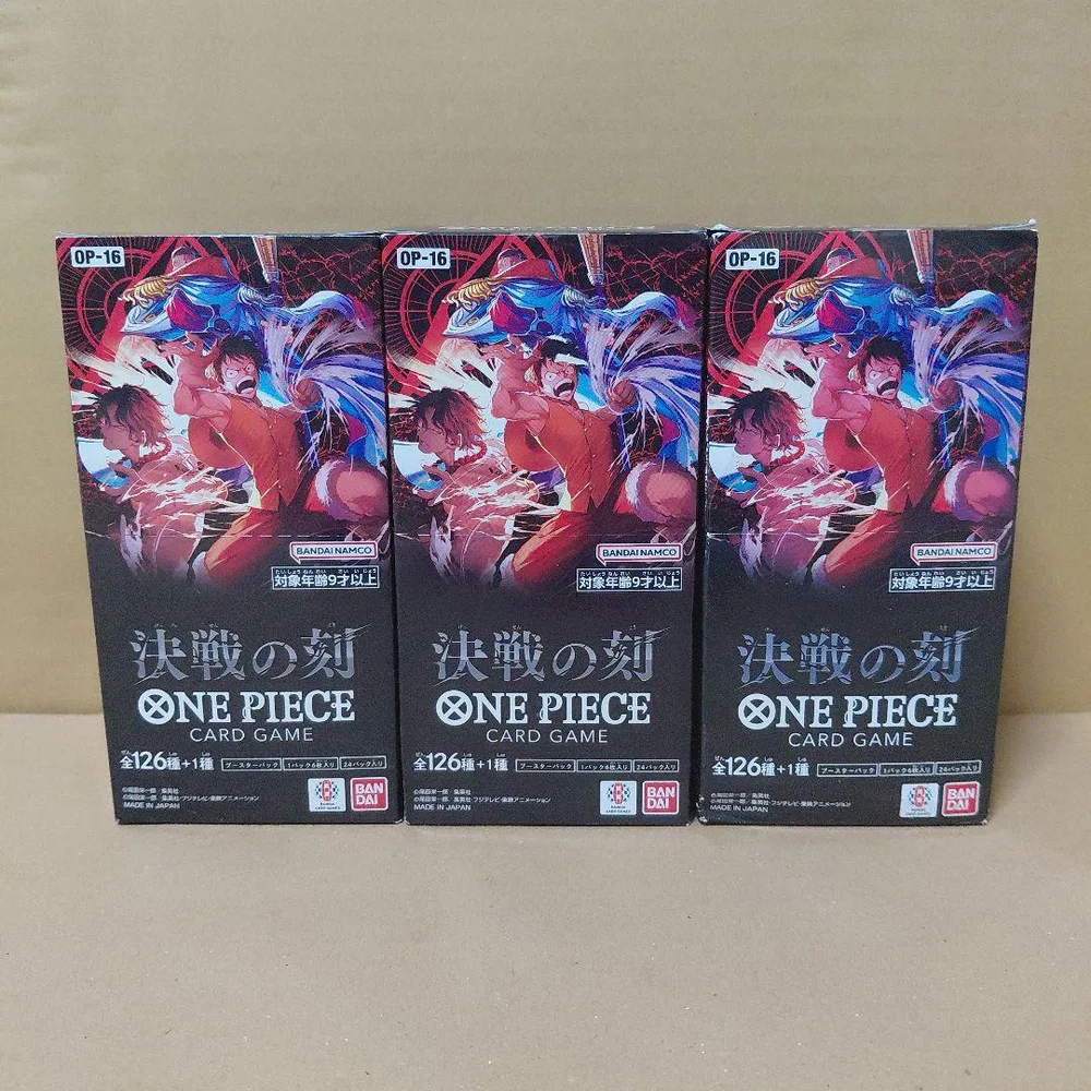【テープ付き】ワンピースカードゲーム 決戦の刻 3BOX