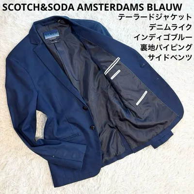 スコッチ&ソーダ BLAUW デニム テーラードジャケット スリムフィット M