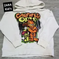 【Kids】ZARA Kid's Garfield パーカー ホワイト