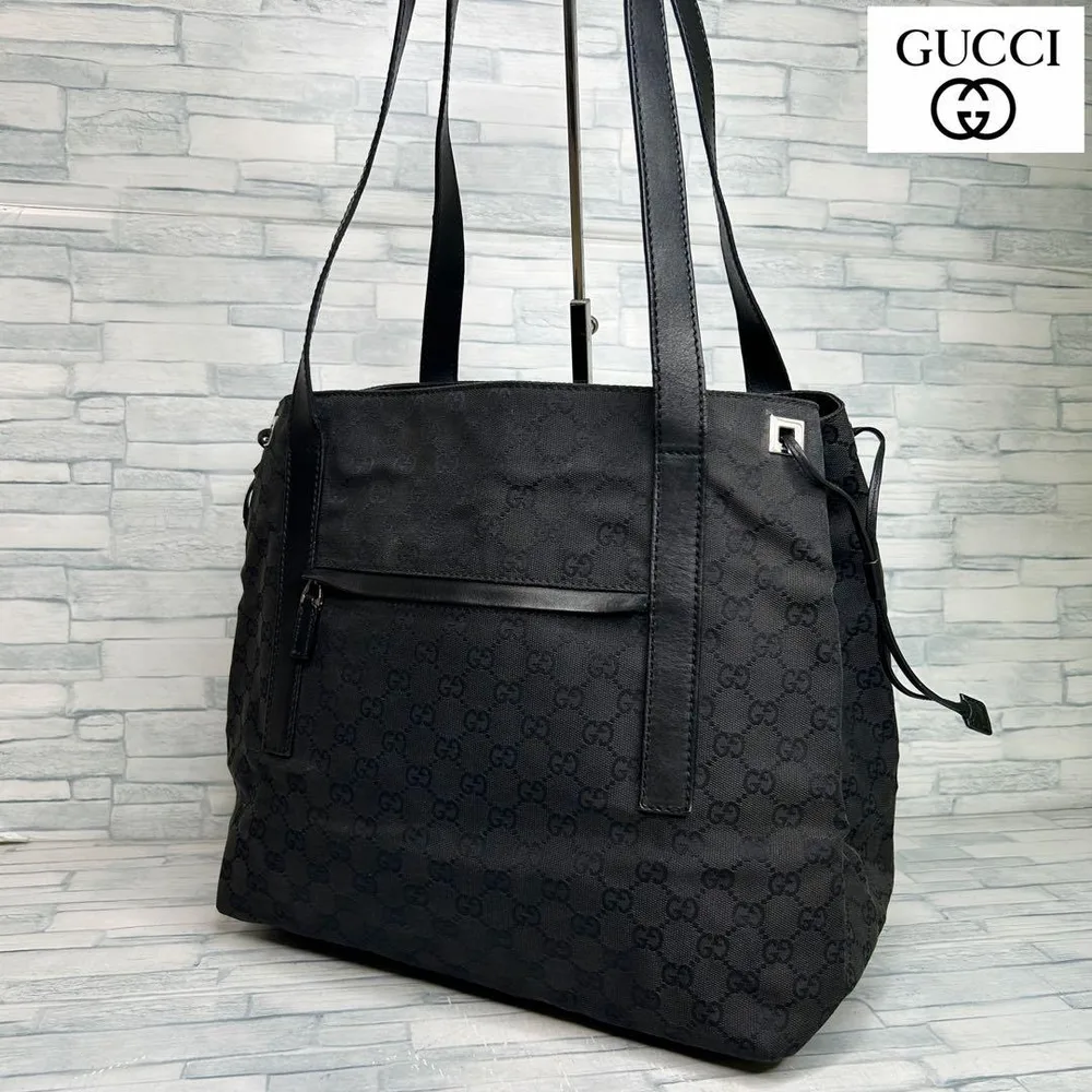極美品150 GUCCI グッチ GG柄 トートバッグ ショルダーバッグ jp4