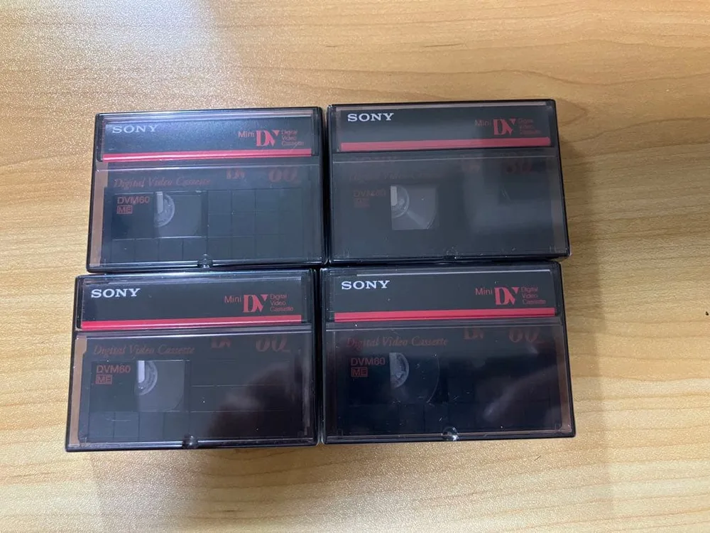 เทปคาสเซ็ต MiniDV DVM60/DVM80 ชุด 4 ชิ้น