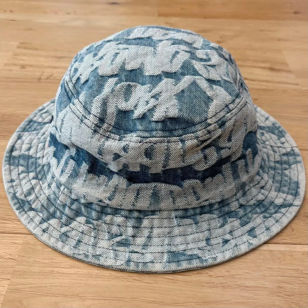 Supreme Fat Tip Jacquard Denim Crusher