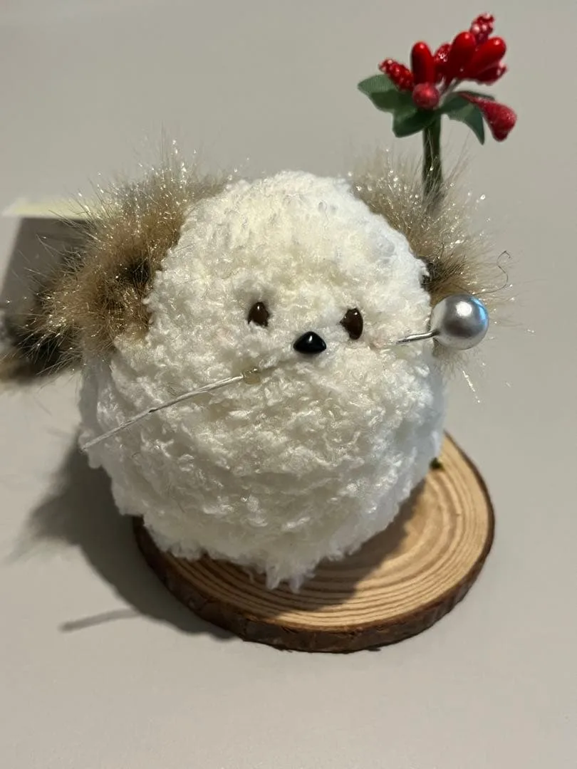 シマエナガ マスコット 置物 手作り