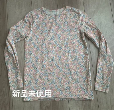 H&M 花柄 長袖カットソー 120/130