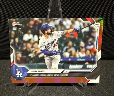 2026 Topps Now Andy Pages 10/25 3HR game