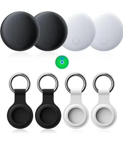 スマートタグ 紛失防止タグ 4個セット Apple Find My対応