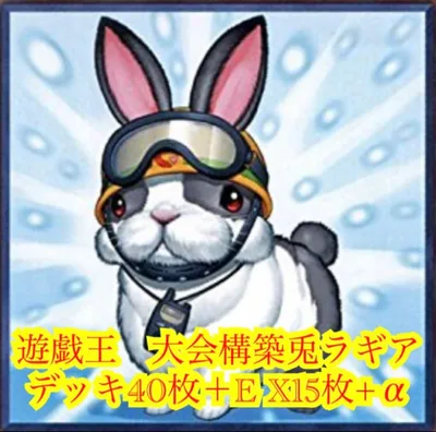 遊戯王 大会構築兎ラギアデッキ40枚+E X15枚+α