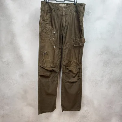 AVIREX カーゴパンツ カーキ XLサイズ