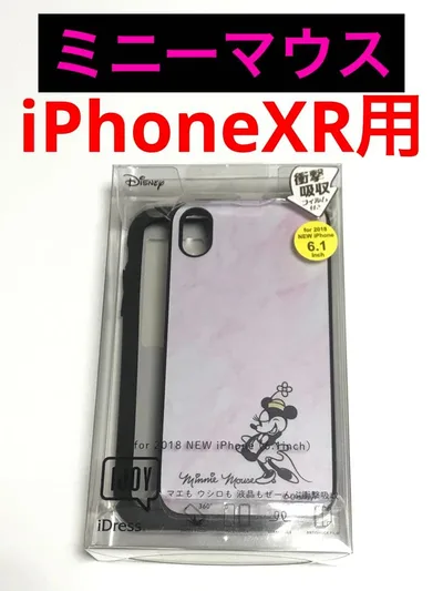 15215 iPhoneXR用 ケース カバー ミニーマウス