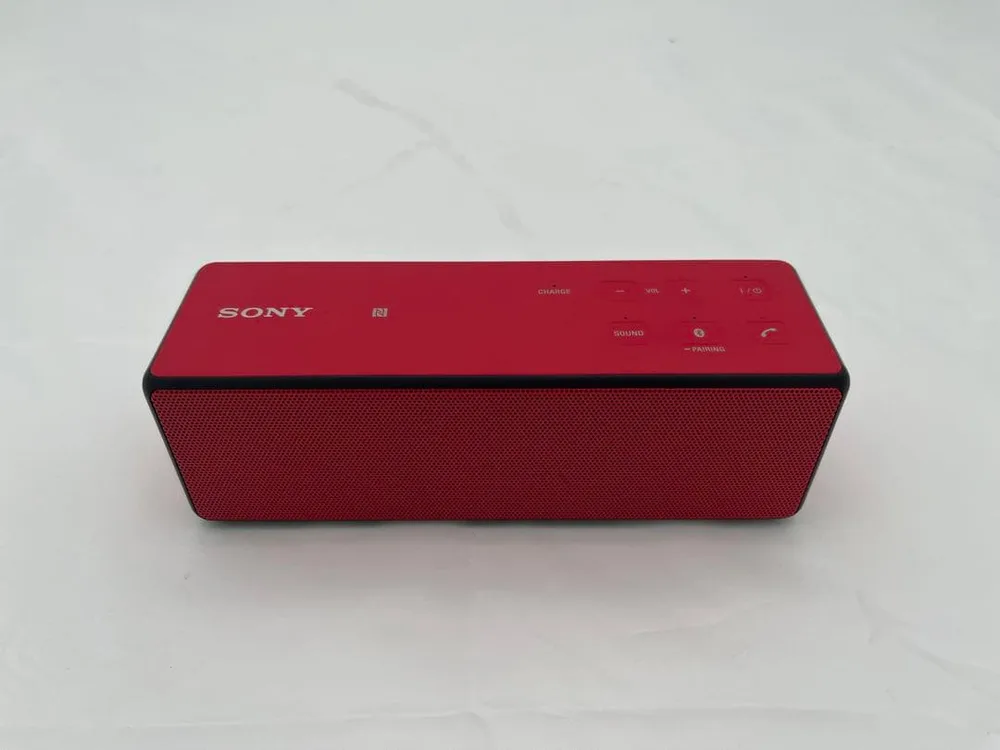 SONY ワイヤレススピーカー SRS-X33 レッド 本体