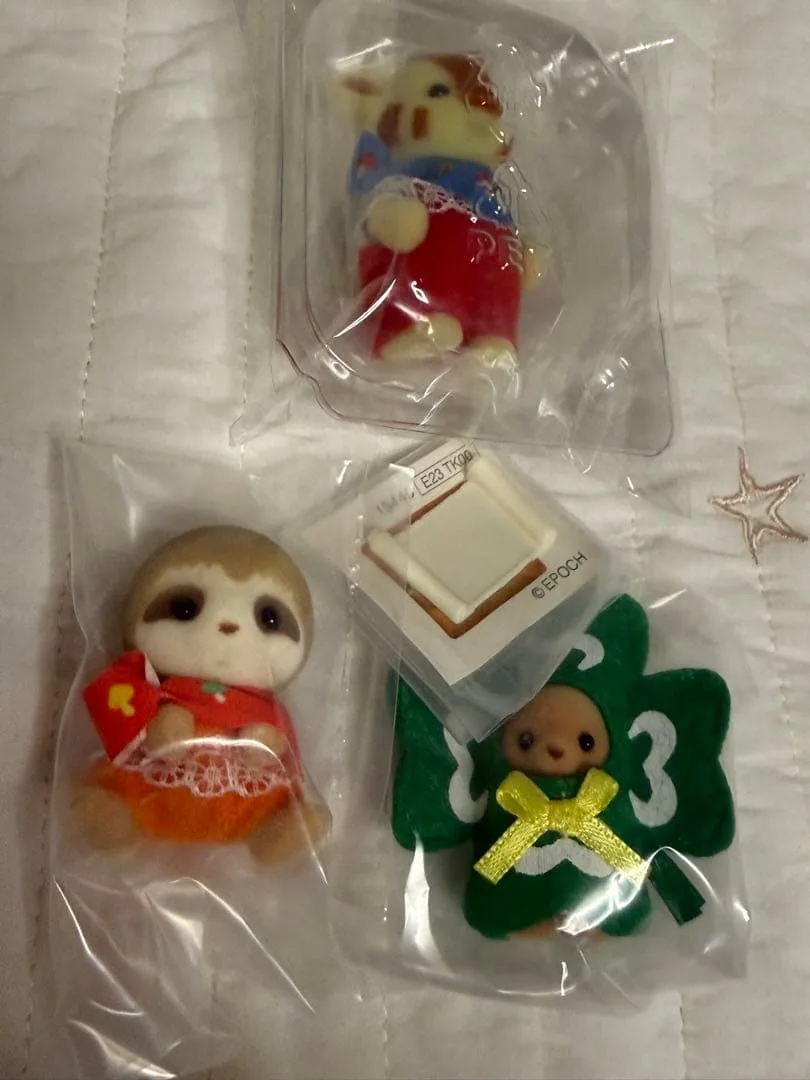 シルバニアファミリー キラキラくじ F賞 ナマケモノの赤ちゃん まとめ売り