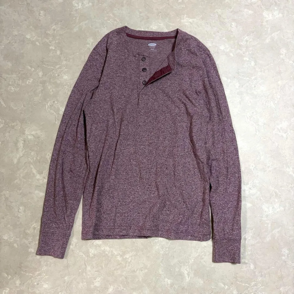 archive OLD NAVY henry neck l/s T y2k