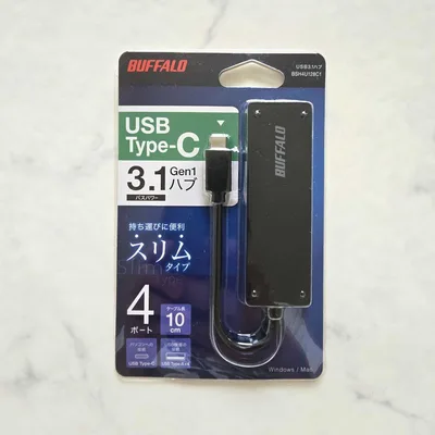 【新品・未開封】バッファロー USB Type-C 4ポートハブ スリムタイプ