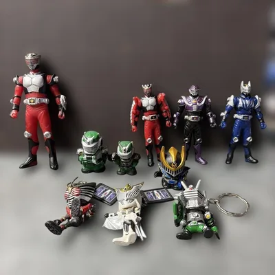 仮面ライダー 龍騎 フィギュア キーホルダー まとめてセット おまけカード付き