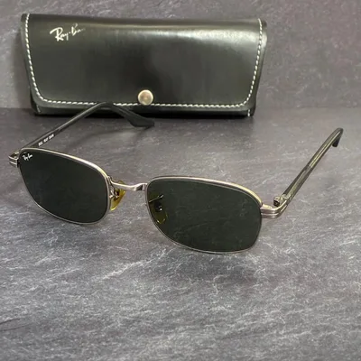 Y2K B&L Ray Ban Oval Silver Sunglasses