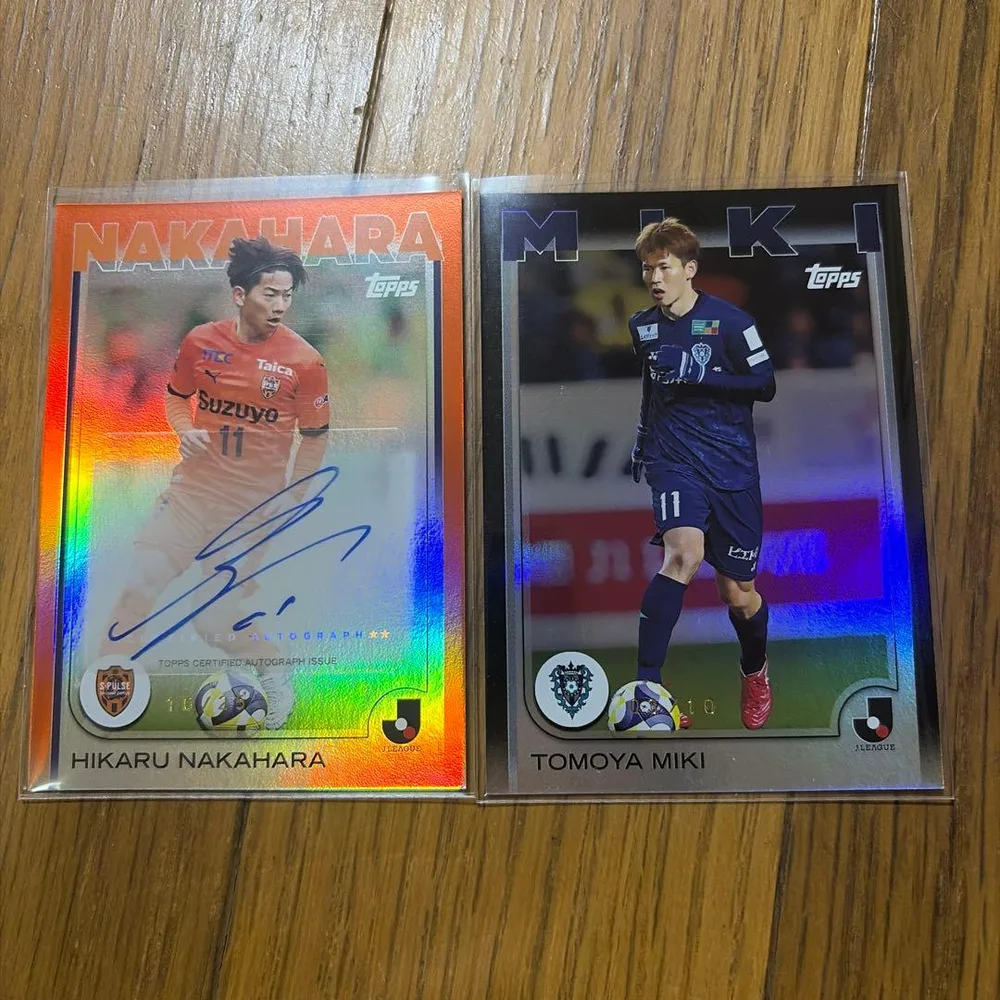 Topps Jリーグ 中原輝 見木友哉 2枚セット