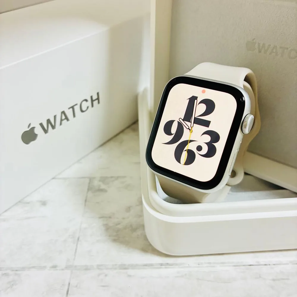 【最大容量100%】Apple Watch SEシルバー44mm